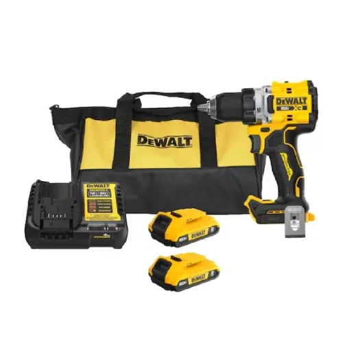 Parafusadeira/Furadeira Compacta 1/2'' 13mm 20V Max* XR 2 Bateria 2Ah DeWalt DCD801D2-BR