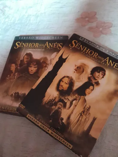 Coleção O Senhor dos Anéis - 2 Filmes em 2 DVDs duplos - lote fechado