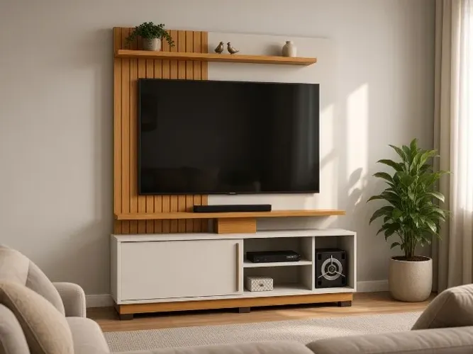 Home Theater Atenas 1,50m p/ TV até 55" (NOVO A PRONTA ENTREGA)