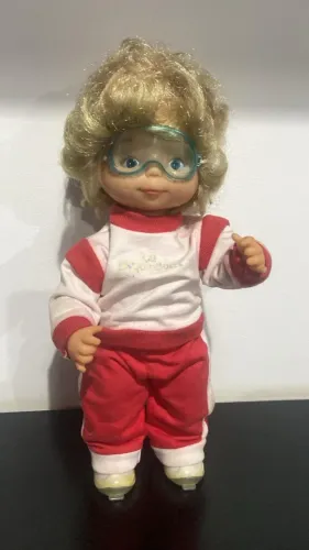 Boneca Lu Esquiadora Meplastic Anos 90 Vintage 