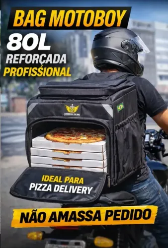 Bag motoboy reforçada 80L