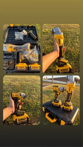 KIT DEWALT BRUSHLESS COMPLETO - R$ 1.250,00 ? Aceito Cartão!