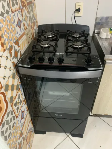 Fogão 4 Bocas Dako Supreme Glass com Mesa de Vidro