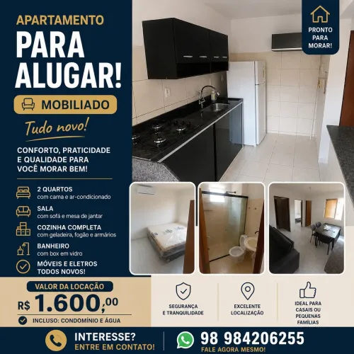 Alugo Apto Mobiliado - Del Est IV
