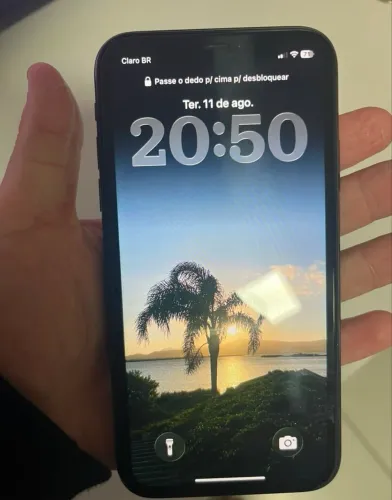 Iphone preto 11, 128gb - Usado