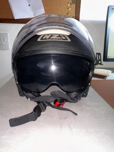 Capacete MOTO NZI Ringway Duo, preto fosco, tamanho 62, pouco usado.
