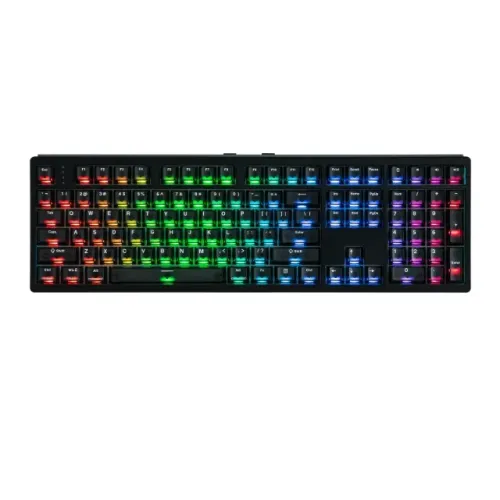 Teclado Epomaker HE108 Magnético Tri Mode 8k 10.000mah Preto Full Size Hall Effect Gamer