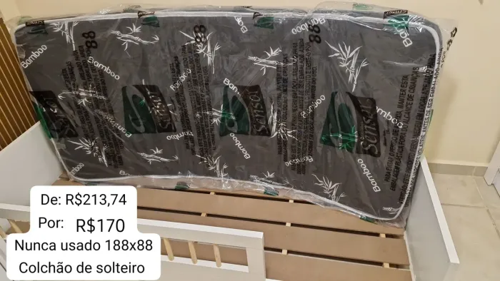 Vendo colchão novo, nunca usado. Totalmente lacrado!