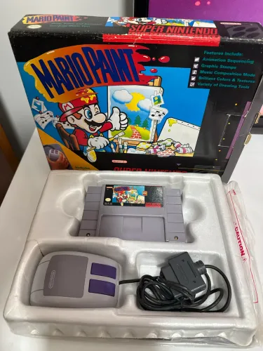 Mario paint na caixa