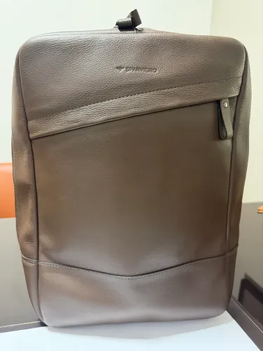Mochila executiva 100% couro