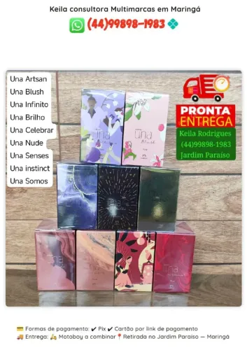 Perfume natura pronta entrega 