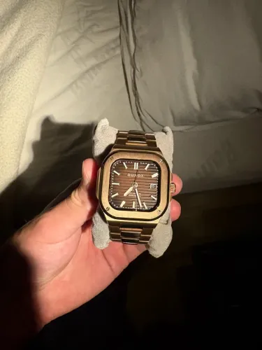 Relógio duxot quadrata rose gold