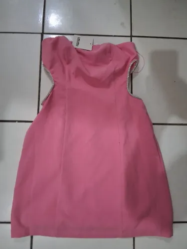 Vestido Rosa Novo com etiqueta
