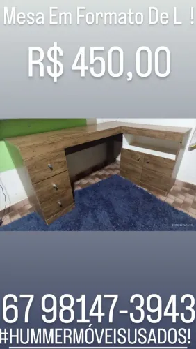 Vende - Se Mesa Em Formato De L !