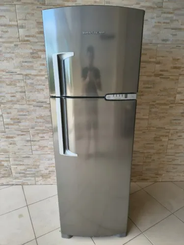 Geladeira Brastemp Frost Free inox