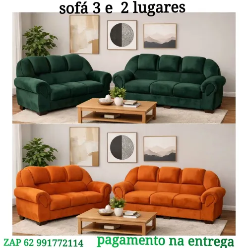 Lançamento 2 e 3 lugares SOFÁ LINDO
