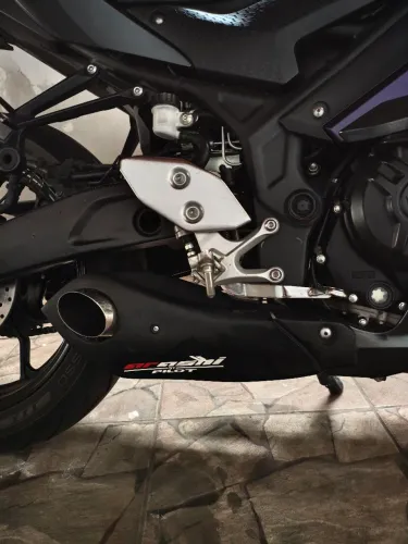 Escapamento esportivo Arashi inox MT03 e R3