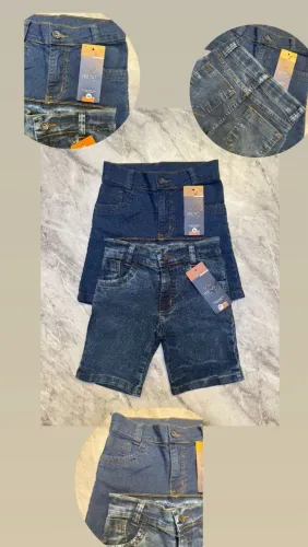 short jeans dde 6 a 12 anos