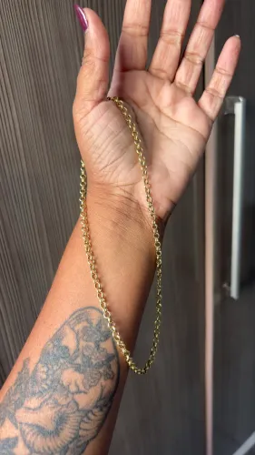 Colar De Ouro 4g FEMININO 
