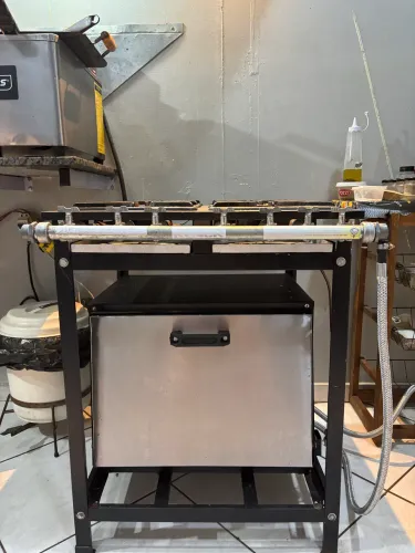 Fogão Industrial 4 Bocas com Forno - Marca K? (Kenok)