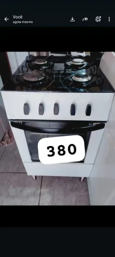 Fogão limpo funcionando 4 bocas só usar aceito cartão entrega combinar