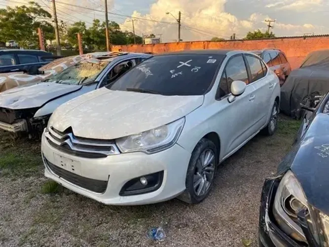 Peças C4 Lounge 1.6 2017 Motor Câmbio Porta Farol Capo Tampa Parachoque Retrovisor Bico
