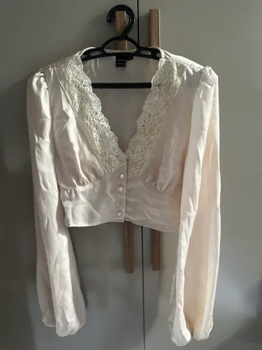 Blusa Shein Cetim - Tamanho XS