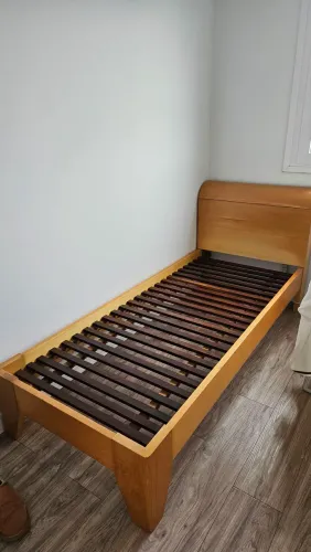 Cama solteiro MDF com cabeceira