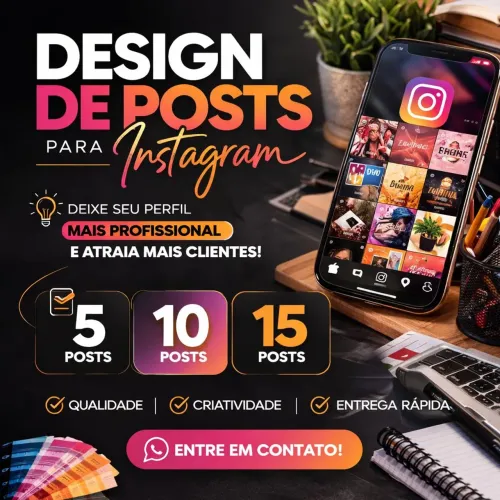 Design de Posts para Instagram