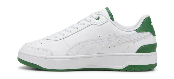 Tênis Puma Canva 2.0 Masculino Couro Branco Verde
