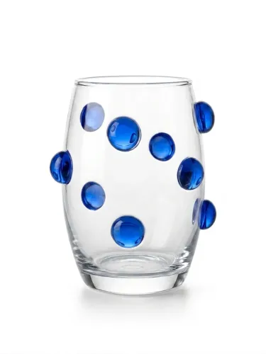 Copo Bolha 475ml ? Gema de Vidro Azul