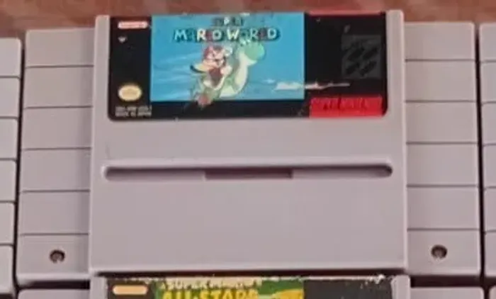 Super Mario World original salvando