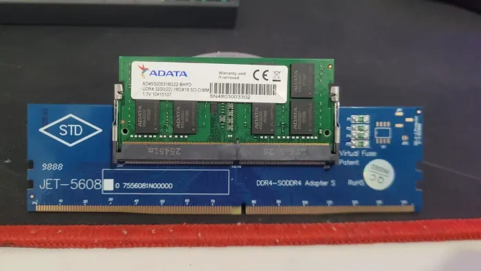 Memória 16GB DDR4 3200MHz A-DATA + Adaptador para PC