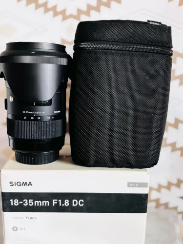 Lente Sigma 18-35mm F/1.8 DC HSM Art Canon