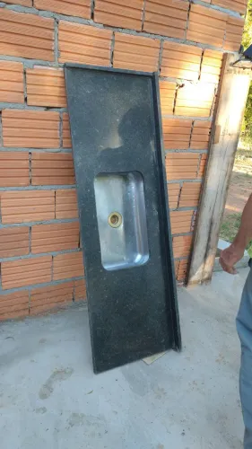 Pia De Granito Pra Cozinha 1,60 por 0,60mts