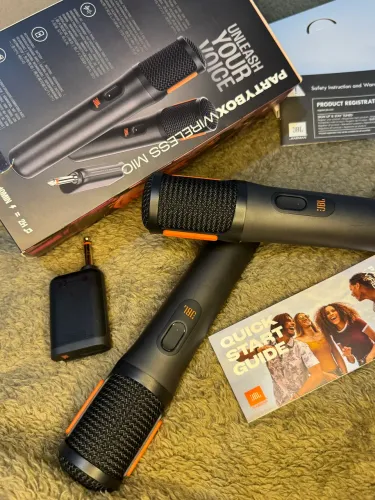 MICROFONE JBL ORIGINAL SEM FIO PARTYBOX NOVO