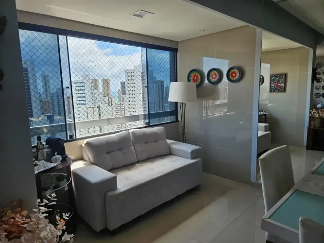 Decorado, 21 andar, todos os qts frente mar, nascente, 2 vgs livres, lazer completo, 2 ele