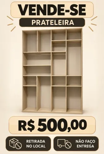Armário expositor/prateleira 