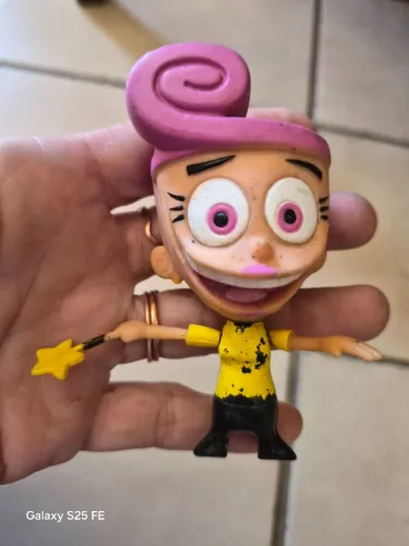 Figura colecionável da personagem Wanda do desenho animado Os Padrinhos Mágicos