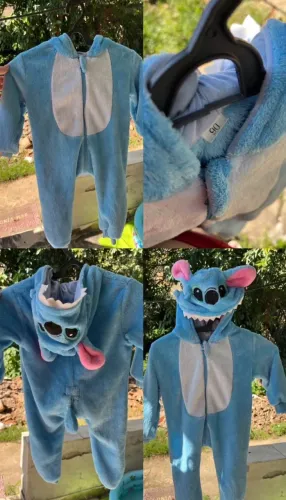 Macacão infantil stitch 