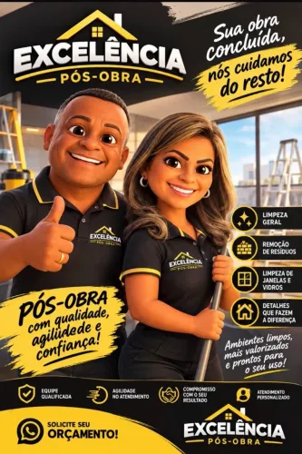 Pós obra e limpeza em geral