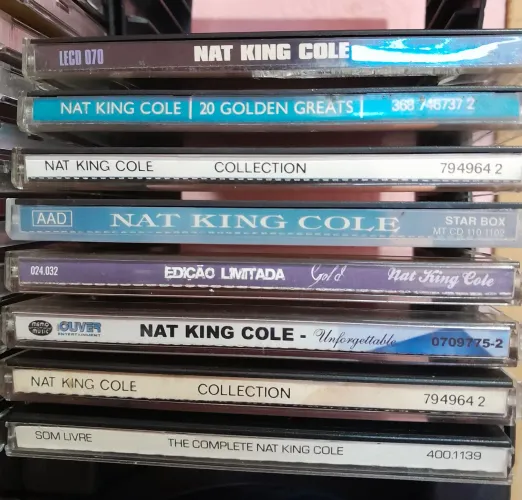 Nat King Cole - 8 CDs Coleção | Clássicos Românticos Jazz Crooner