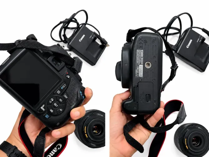 Canon EOS 550D 18MP + Lente EF-S 18-55mm IS + Carregador+Mochila original