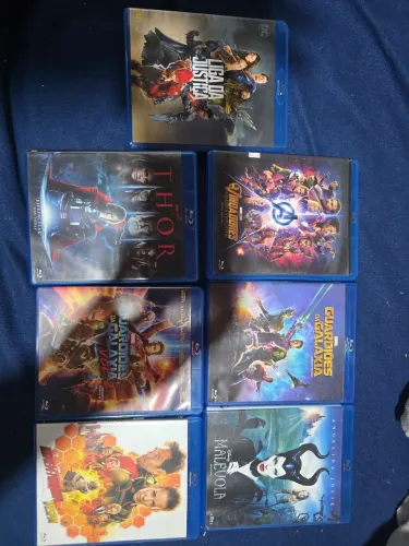 Lote de filmes blurays usados