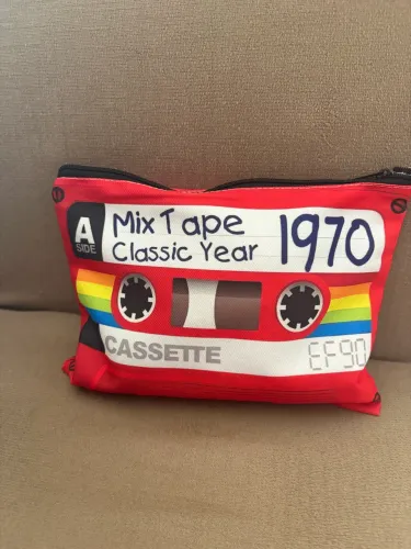 Necessaire Retro Fita Cassete
