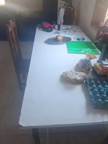 Mesa de fazer salgado 