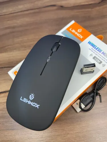 Mouse sem Fio Led RGB Ley-181 LehMox an11
