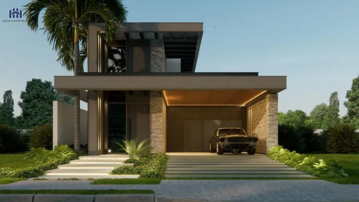 Casa Térrea Desing Moderno | com 160m² por R$ 2.200.000,00 | Florais do Parque | Bairro Ja