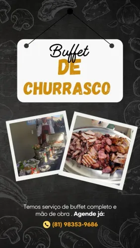 Churrasco (buffet e mão de obra)