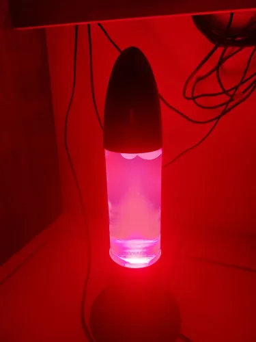 Luminária de Lava / Lava Lamp Estilo Retrô